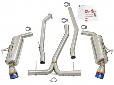 AFe Power Takeda 304 Stainless Steel Cat-Back Dual-Exit Exhaust System | 2016 - 2021 Honda Civic