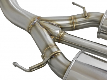 AFe Power Takeda 3 IN 304 Stainless Steel Cat-Back Exhaust System W/ Tri-Black Tips | 2017 - 2021 Honda Civic Type R