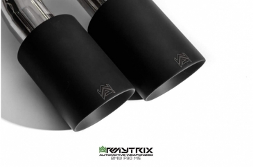 ARMYTRIX Stainless Steel Valvetronic Catback Exhaust W/ Quad Matte Black Tips | 2018 - 2020 BMW M5 F90