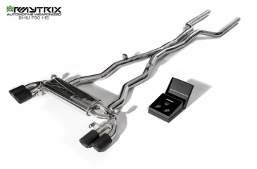 ARMYTRIX Stainless Steel Valvetronic Catback Exhaust W/ Quad Matte Black Tips | 2018 - 2020 BMW M5 F90