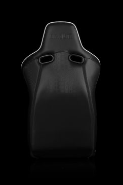 Braum Racing Venom-X Series Fixed Back Bucket Seat - Diamond Edition (White Stitching|Piping)