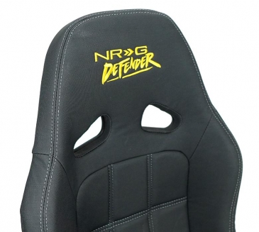 NRG DEFENDER SEAT With Side Mount Bracket | BLACK