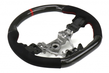 FactionFab Steering Wheel Carbon And Suede | 2015+ SUBARU WRX / STI