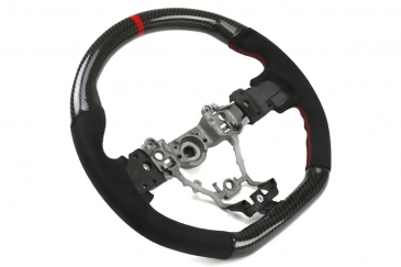 FactionFab Steering Wheel Carbon And Suede | 2015+ SUBARU WRX / STI