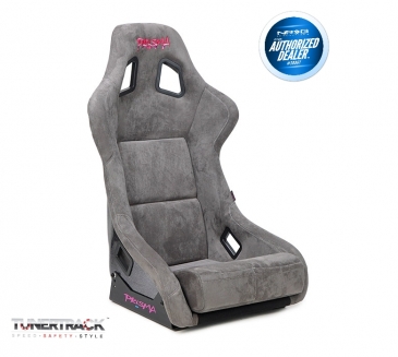 NRG GUN METAL PRISMA RACING SEATS (LARGE)