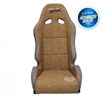 NRG DEFENDER SEAT With Side Mount Bracket | BROWN
