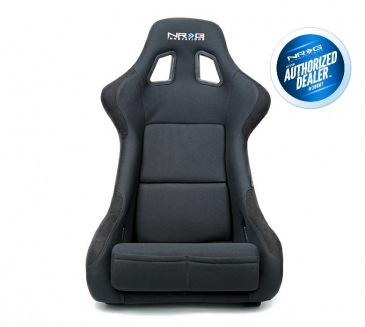 NRG BLACK CARBON FIBER SEAT W/ BLACK Carbon Fiber BACK FINISH (LARGE)