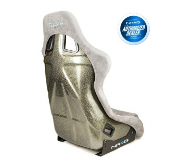 NRG GREY ULTRA RACING SEATS (LARGE)
