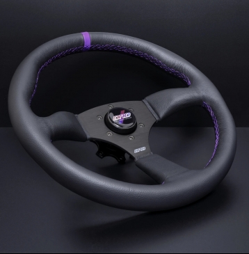 DND PURPLE PERFORATED LEATHER TOURING WHEEL