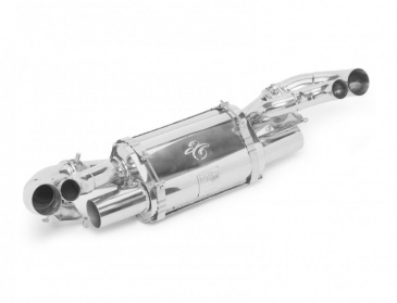 TUBI Style Stainless Steel Central Muffler | 2020+ Porsche 992 Carrera | Turbo