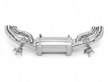 TUBI Style Stainless Steel Central Muffler | 2020+ Porsche 992 Carrera | Turbo