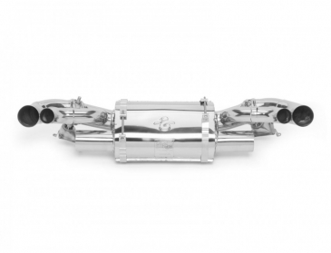 TUBI Style Stainless Steel Central Muffler | 2020+ Porsche 992 Carrera | Turbo