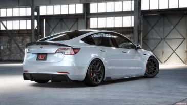 VR Aero Gloss Carbon Fiber Rear Diffuser | 2018+ Tesla Model 3