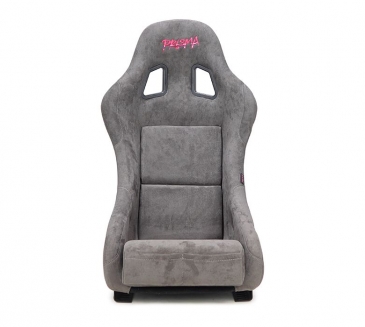 NRG GUN METAL PRISMA RACING SEATS (LARGE)