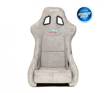 NRG GREY ULTRA RACING SEATS (MEDIUM)