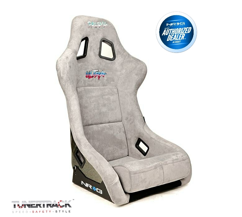 NRG GREY ULTRA RACING SEATS (MEDIUM)