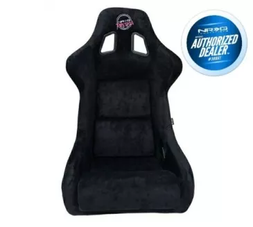 NRG BLACK PRISMA RACING SEAT (X-LARGE)