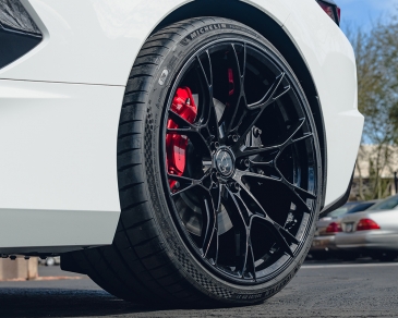VR Forged D01 Wheel Gloss Black | 21x12.5 +58mm 5x120 | REAR