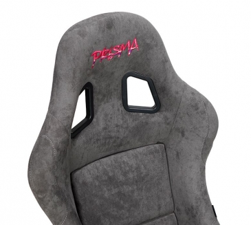 NRG GUN METAL PRISMA RACING SEATS (MEDIUM)