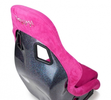 NRG FUSHIA PRISMA RACING SEATS (LARGE)