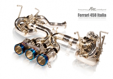 FI Exhaust Valvetronic Muffler W/ Tri Tips Ultra High Flow Race Pipe Race Version | 2010 - 15 Ferrari 458