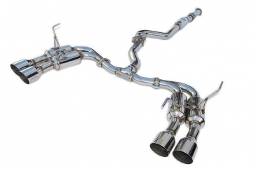 Invidia Gemini Single Layer Cat-Back Exhaust Stainless Steel Tips | 2015 - 2021 Subaru WRX/STI