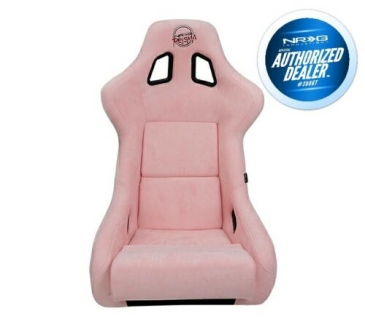 NRG PINK PRISMA RACING SEAT (MEDIUM)