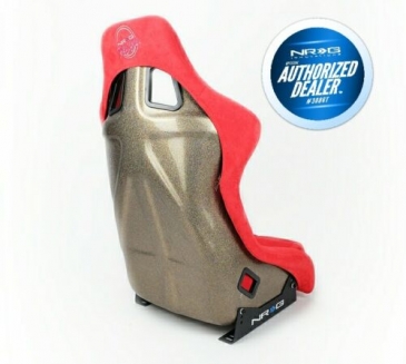 NRG RED ULTRA RACING SEATS (LARGE)